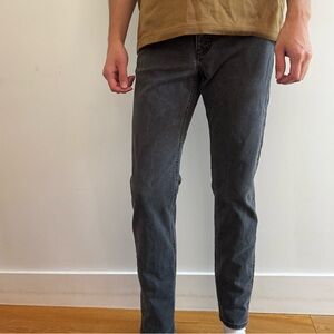COS Dark Grey Washed Slim Denim Jeans - Size 30/32